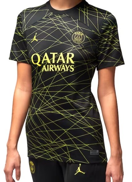 Camisa Feminina IV PSG 2022 2023 Air Jordan oficial 